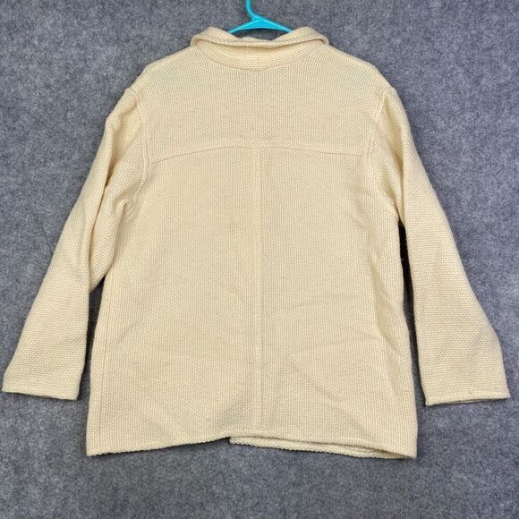 Branigan Weavers Button Cardigan 100% Wool Made in Ireland Beige Tweed M - Picture 10 of 10